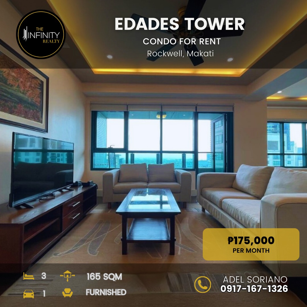 Edades Tower Rockwell Makati CONDO FOR RENT !!, Property, Rentals