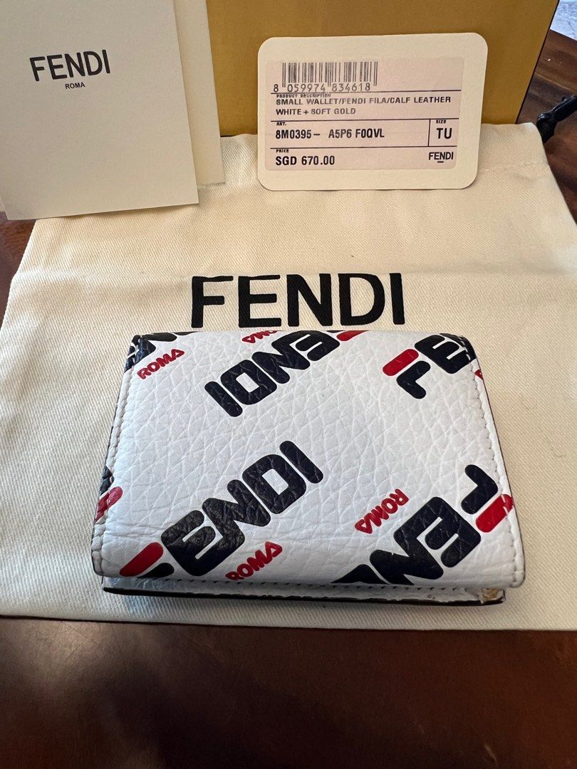 Fendi fila cheap wallet
