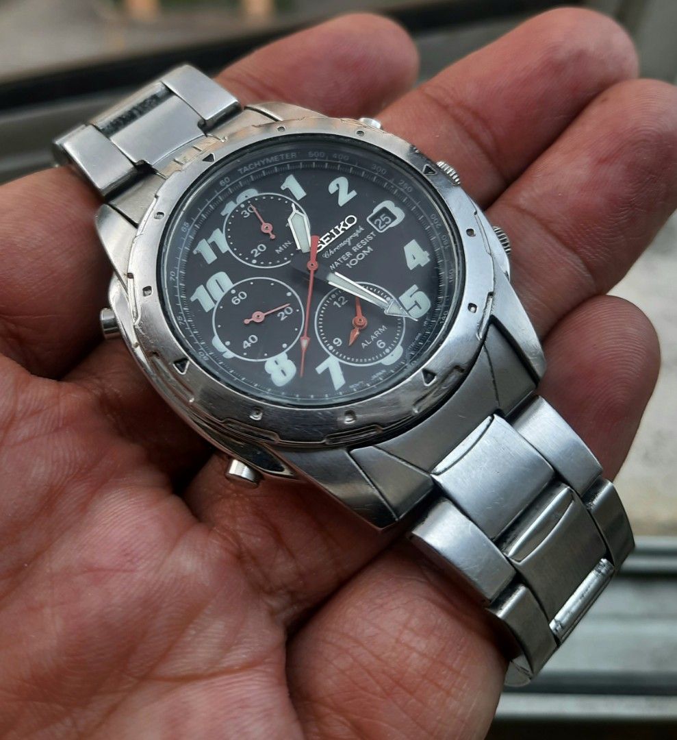 Seiko hotsell chronograph repair