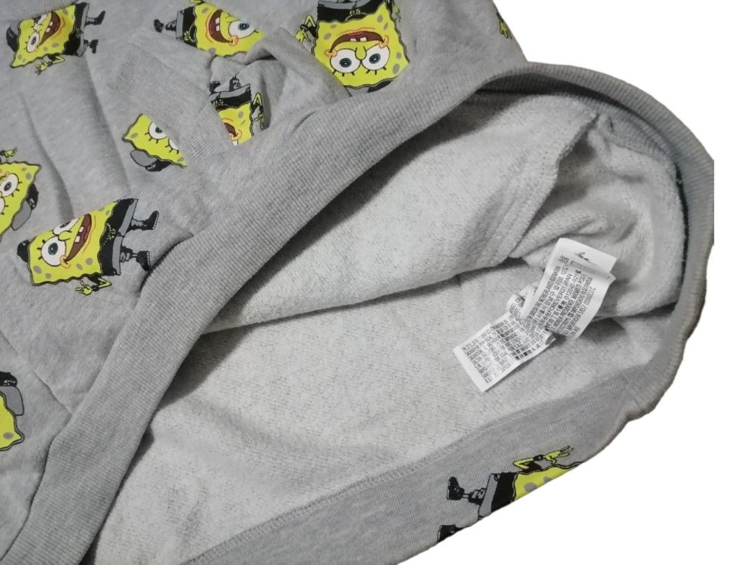Forever 21 Spongebob Oversized Semi Croptop 21L
