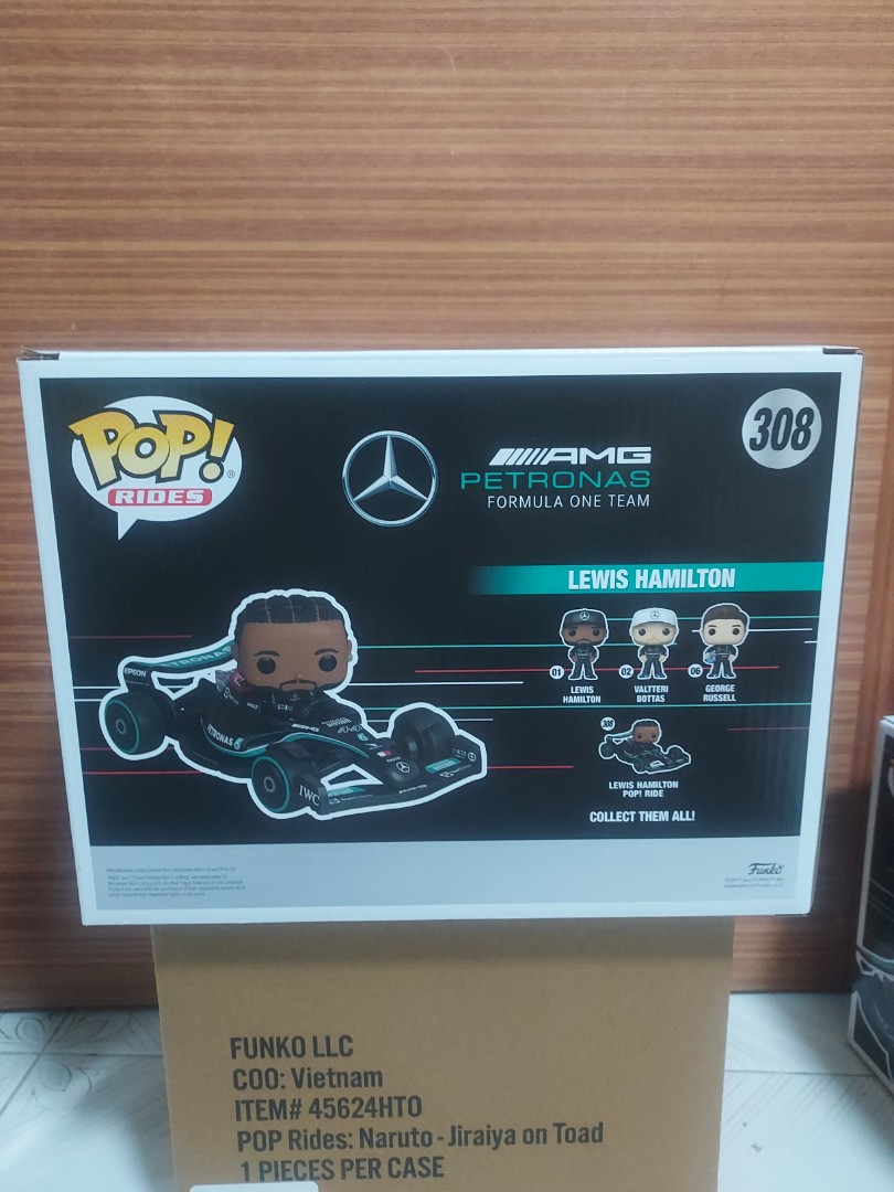 Stock in hand* Funko Pop Ride-Lewis Hamilton Mercedes-AMG F1