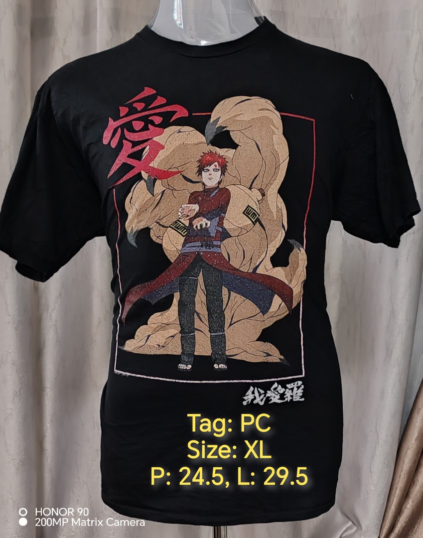 GAARA NARUTO, Men's Fashion, Tops & Sets, Tshirts & Polo Shirts on