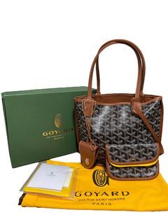 💯Auth GOYARD ANJOU MINI Reversible tote, Luxury, Bags & Wallets on  Carousell