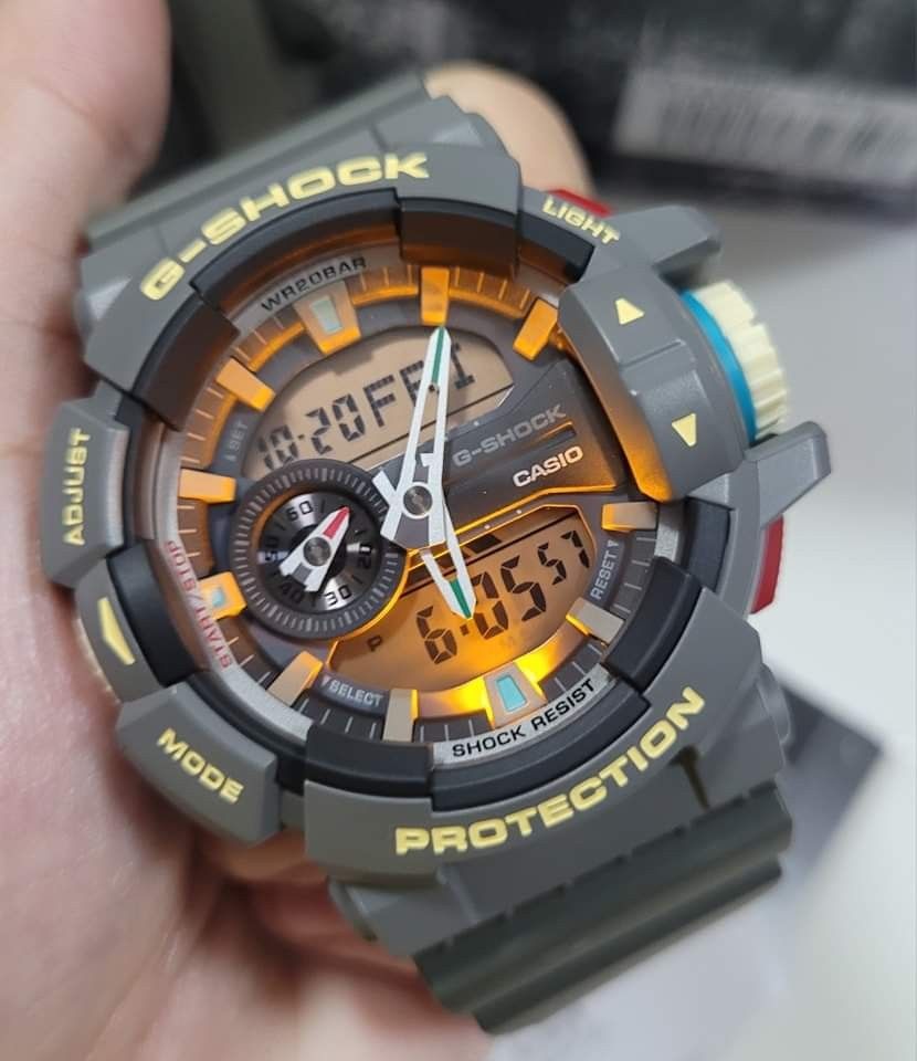 Gshock GA400pc8adr (Category: Men's Watches) located in Pasig City. Submitted by lizshoppe.ph (Listing ID 1261272464, Image 2). Description: NEW RELEASE😍 🔸️ORIGINAL 🔸️GShock 🔸️Ga400pc8adr 🔸️P6,100 only free shipping 🔸️5x money back if fake.