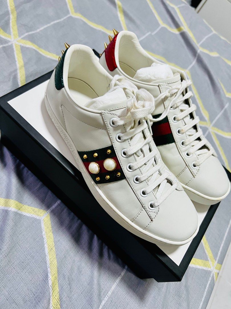Studded gucci sneakers store