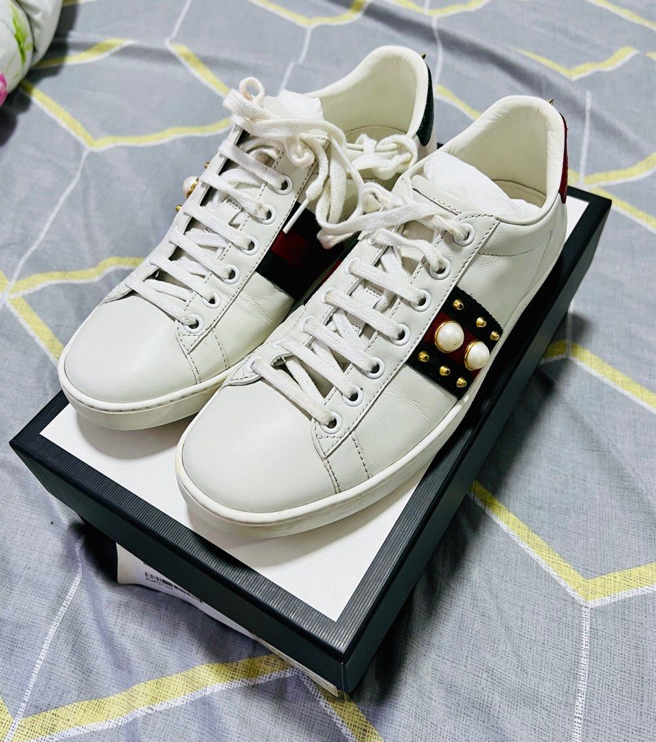 Gucci Women's Ace Sneaker with Web