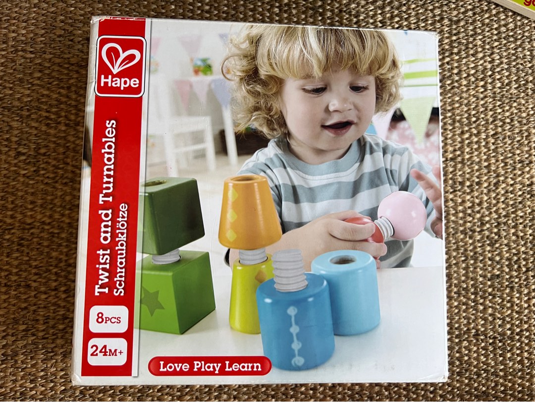 Hape twist top and turntables