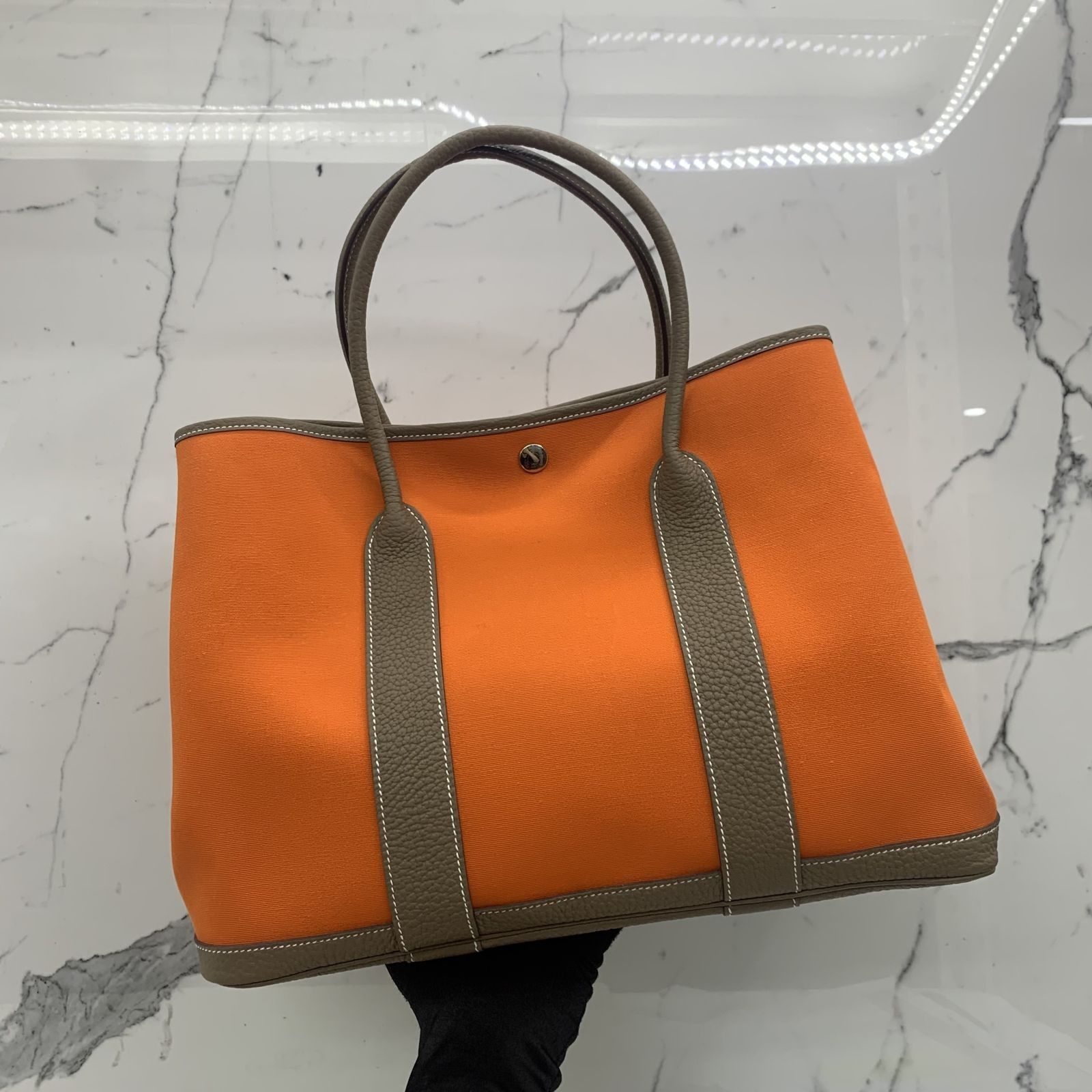 Hermes Garden Party 49 Voyage, Luxury, Bags & Wallets on Carousell