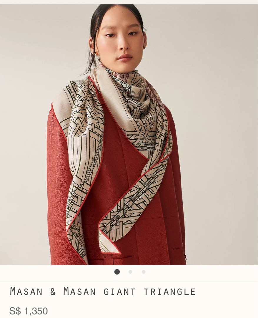 Large sale hermes scarf