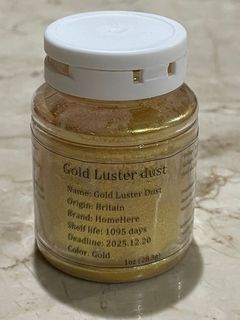 Highlighter Gold Luster Dust for Food Fondant