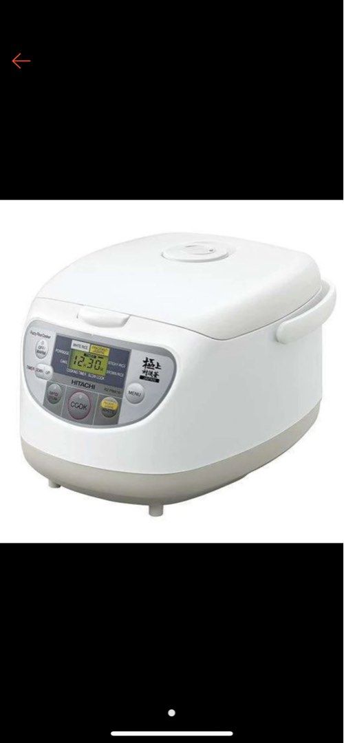 Hitachi RZPMA10Y Rice Cooker 1.0L, TV & Home Appliances, Kitchen