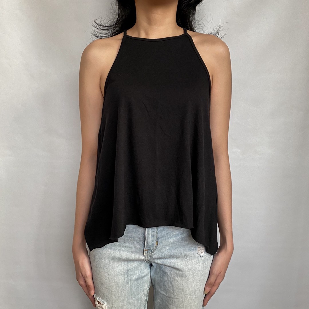 hollister halter neck top