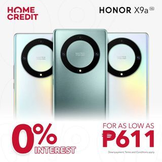 Honor  90 Lite, 90 5G, X9a 0% Home Credit Monthly Installment