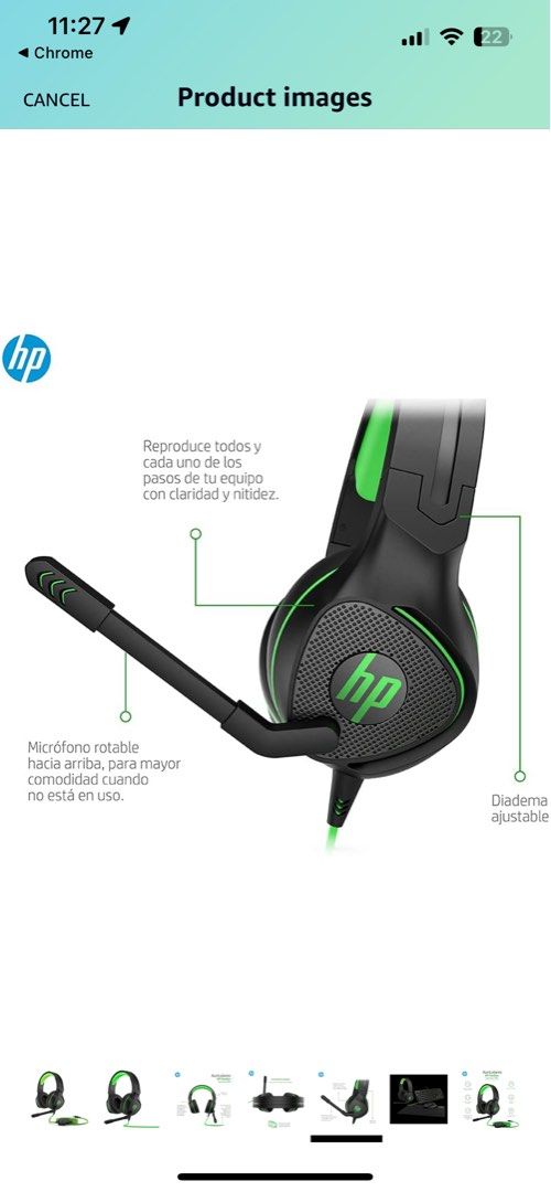 Hp pavilion gaming 400 headset 4bx31aa outlet