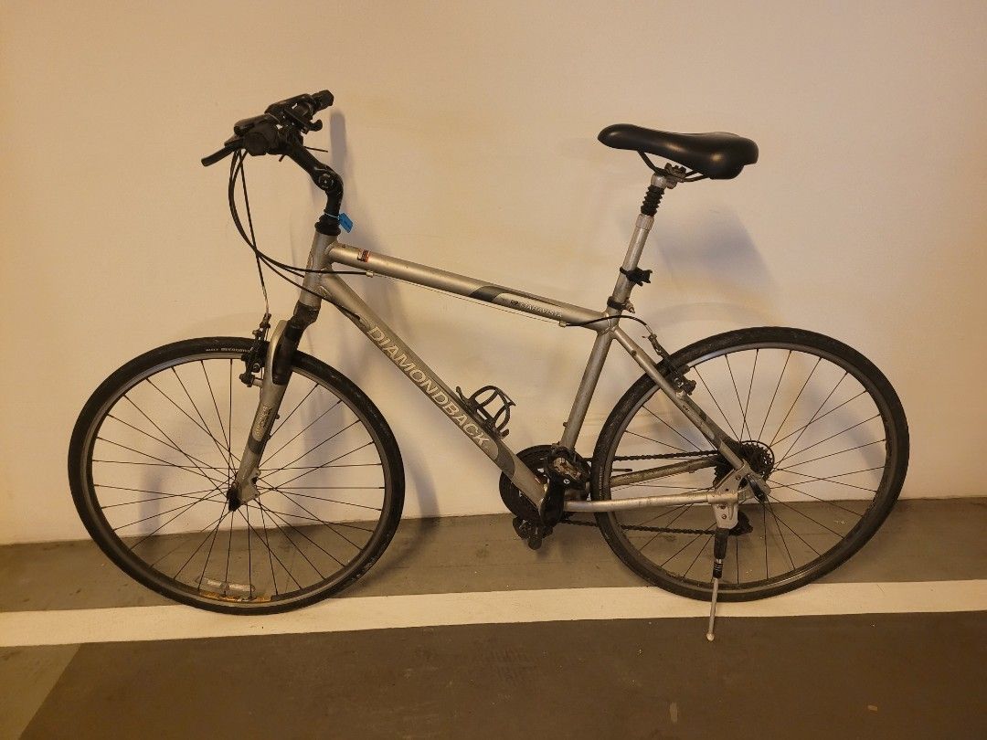 Hybrid bike large frame on sale