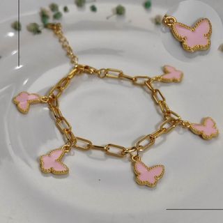 Louis Vuitton Idylle Blossom Charms Bracelet 3 Golds And Diamonds (Q95689)