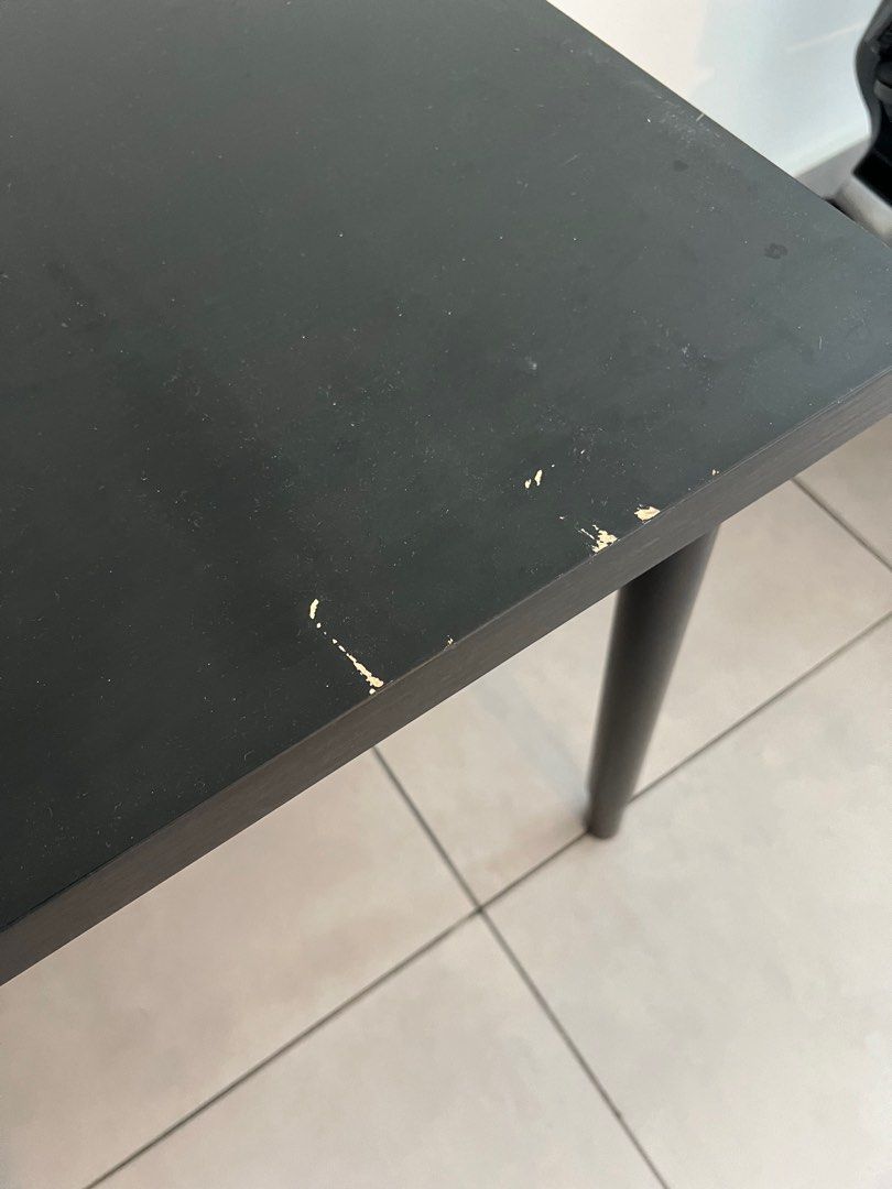 IKEA LAGKAPTEN / OLOV ; table with height adjustable legs, Furniture