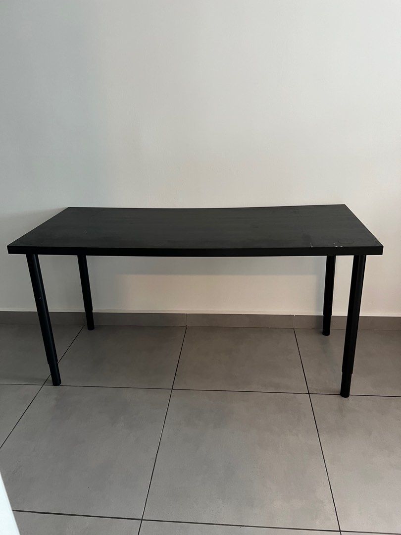 IKEA LAGKAPTEN / OLOV ; table with height adjustable legs, Furniture