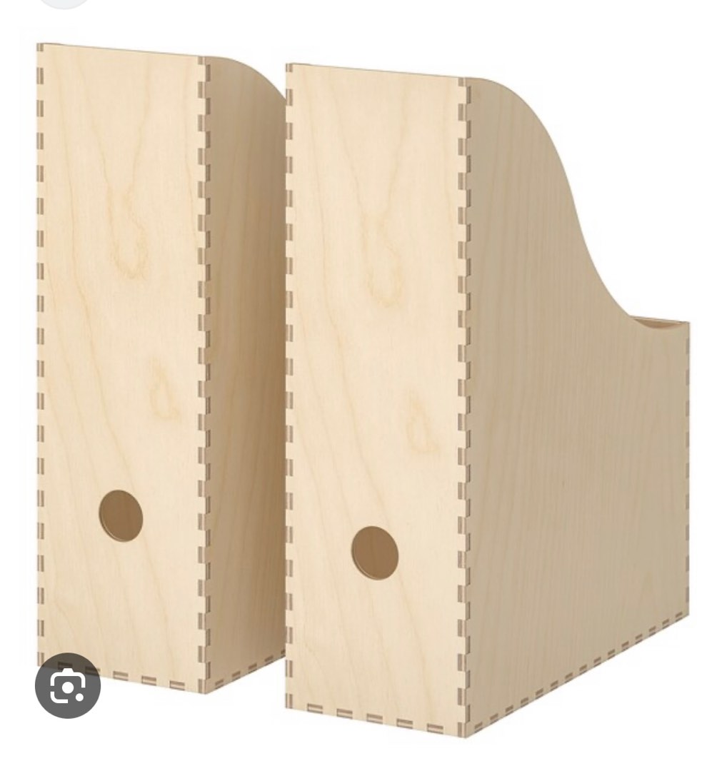 IKEA magazine file wooden, Furniture & Home Living, Home Improvement