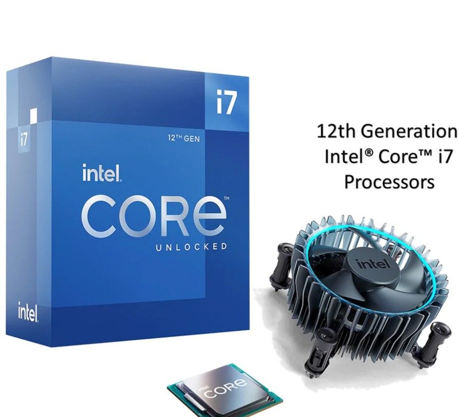 Intel Core i7-12700 4.9GHz Processor Blue