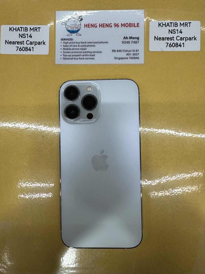 iPhone 13 Pro Max Silver 128GB, Mobile Phones & Gadgets, Mobile
