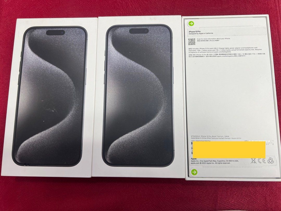 Iphone 15 Pro 128gb (Category: iPhone 15 Series) located in Quezon City. Submitted by legitgadgetforless (Listing ID 1261320803, Image 2). Description: Brandnew & Sealed Iphone 14 Pro 128gb HK varaiant ! Openline | Factory Unlocked. Blue,blk & white : 64,999 Natural Titanium : 67,999.