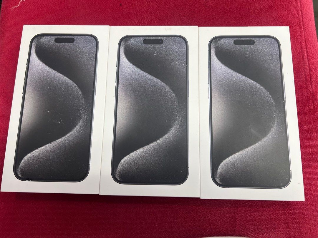 Iphone 15 Pro 128gb (Category: iPhone 15 Series) located in Quezon City. Submitted by legitgadgetforless (Listing ID 1261320803, Image 1). Description: Brandnew & Sealed Iphone 14 Pro 128gb HK varaiant ! Openline | Factory Unlocked. Blue,blk & white : 64,999 Natural Titanium : 67,999.