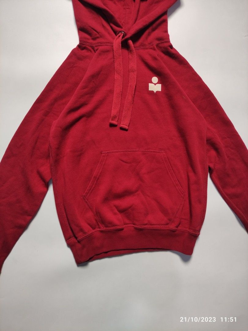 Isabel marant red hotsell hoodie