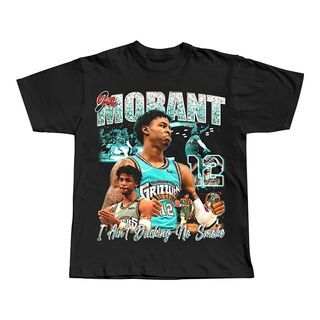 Memphis Grizzlies Ja Morant 12 White & Teal Jersey Inspired Polo Shirt All  Over Print Shirt 3d T-shirt - Teeruto