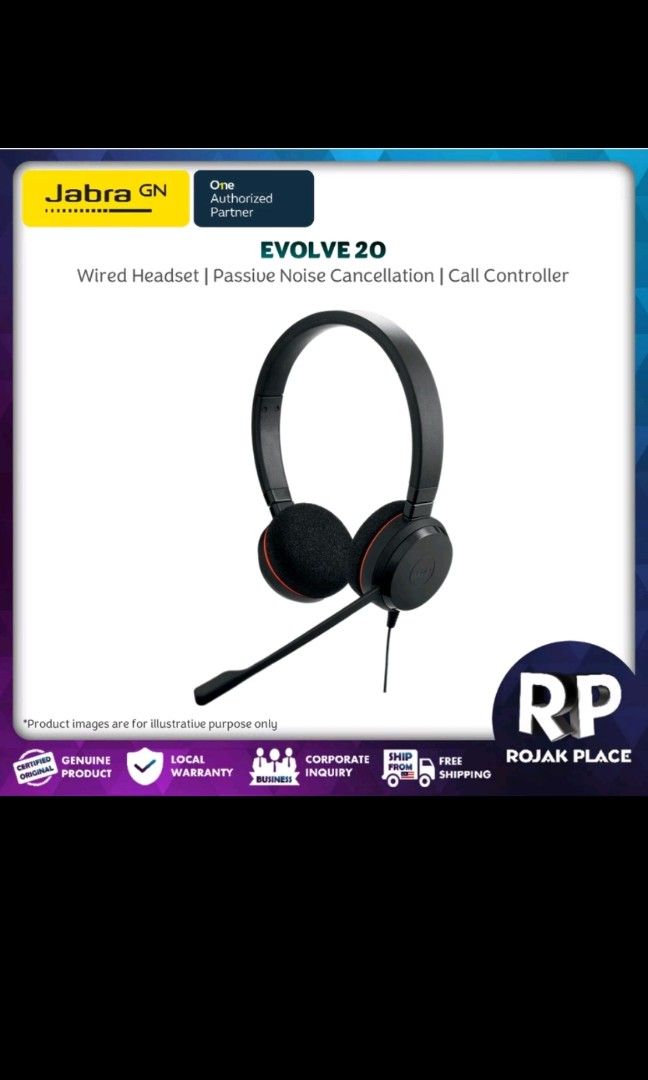 jabra evolve wired headset