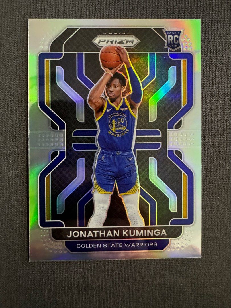 Jonathan Kuminga 2021-22 Panini Prizm Silver RC Rookie Card 