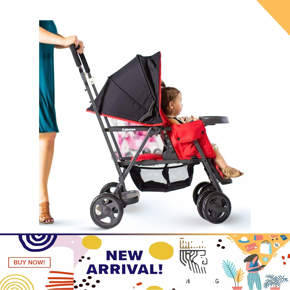 Joovy caboose graphite sit and stand stroller top