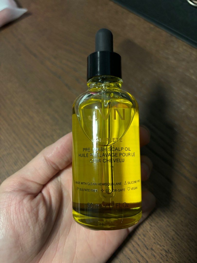 JVN Prewash Scalp Oil Scalp and hair strengthening treatment oil