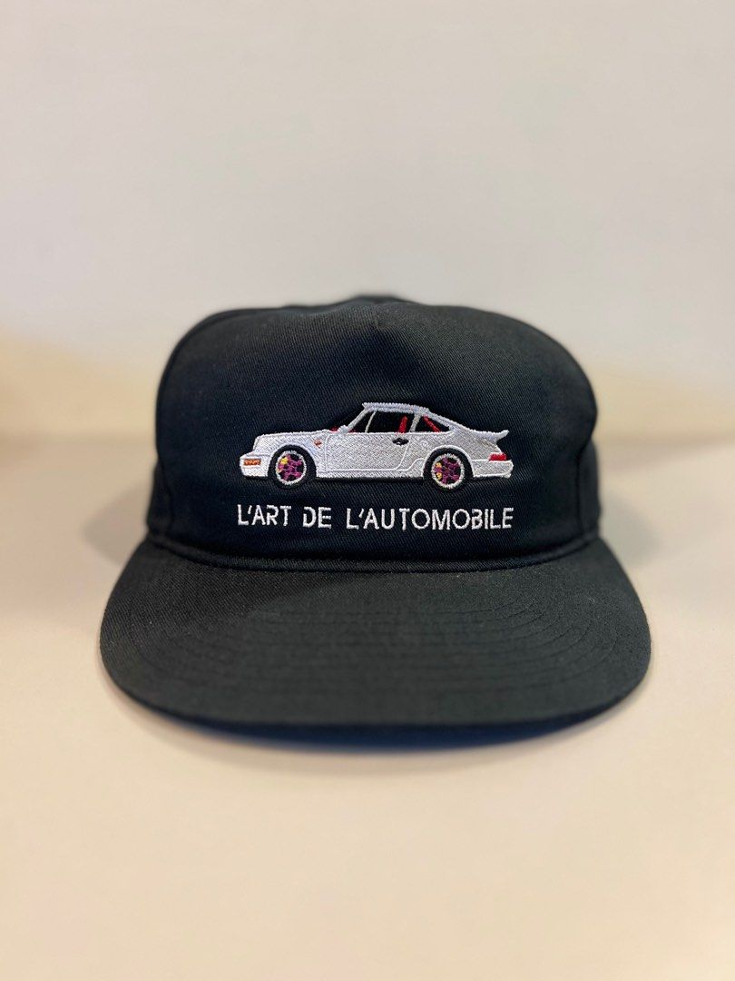 【希少】KAR L'Art de L'Automobile cap 希少】KAR L'Art de L'Automobile cap LART DRAWING GRAPHIC CAP