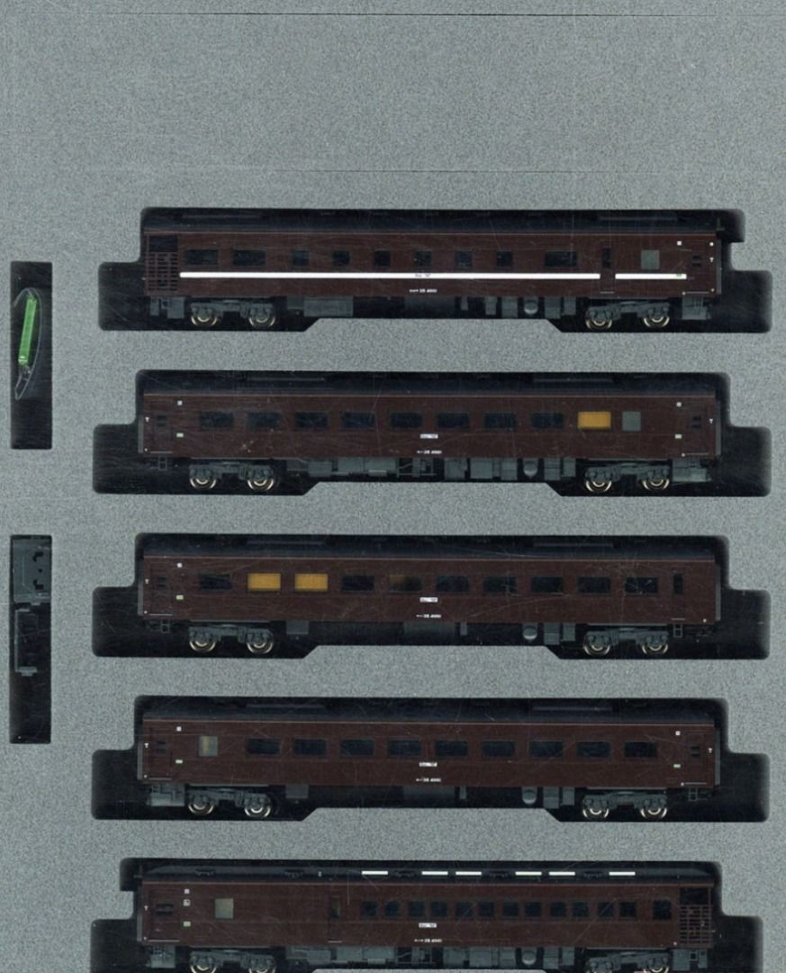 全新KATO 10-1500 35系4000番台5両客車SL やまぐち号山口D51 200