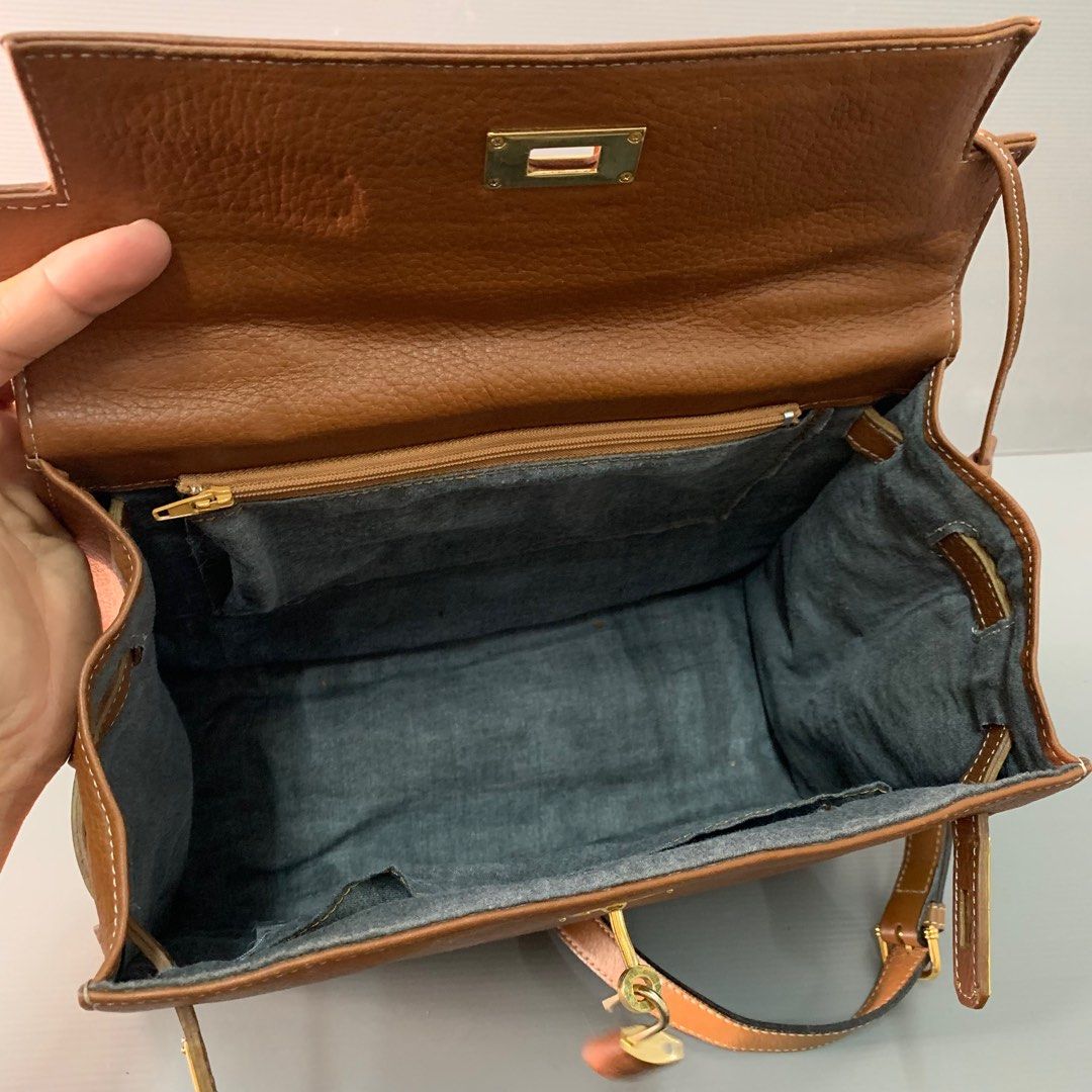 HERMES KELLY 19 RM350 FULL SET, Luxury, Bags & Wallets on Carousell