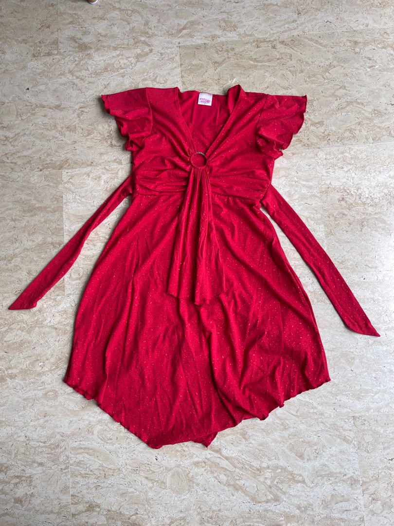 Girls red dress outlet size 10