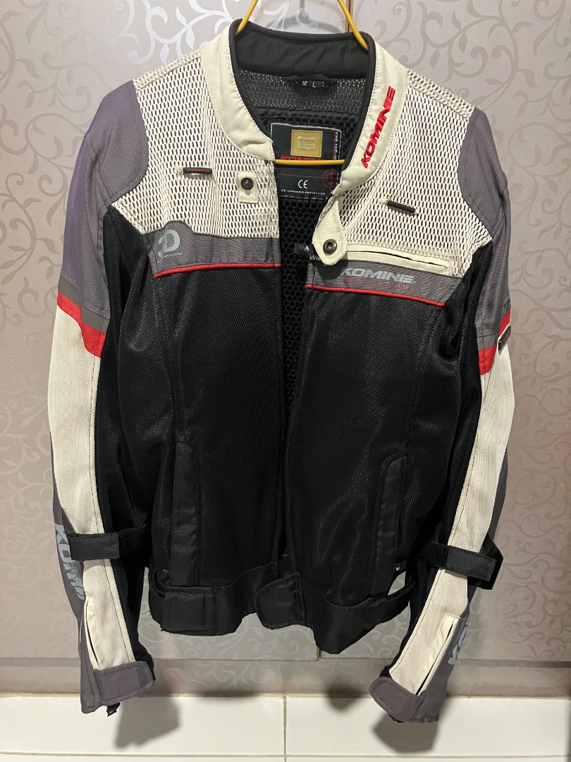Komine Riding Jacket, Motorcycles, Motorcycle Apparel on Carousell