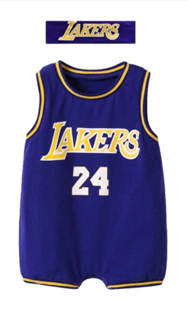 Lakers Jersey Romper Baby Kobe Bryant 12 18M