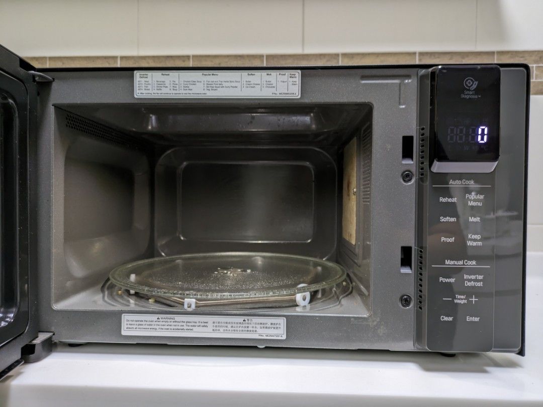 LG Microwave Oven 25L MS2595DIS (minimalist design, smart inverter