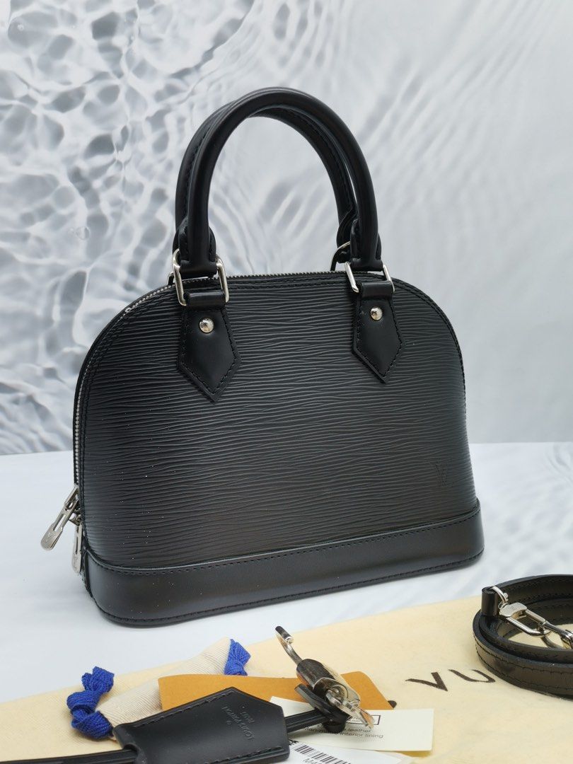Louis vuitton alma discount bb epi black