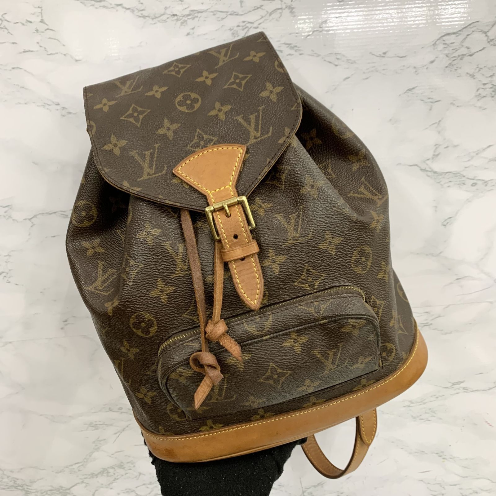 Louis Vuitton LV Monogram MONTSOURIS MM Backpack Browns Bag M51136 - VERY  GOOD