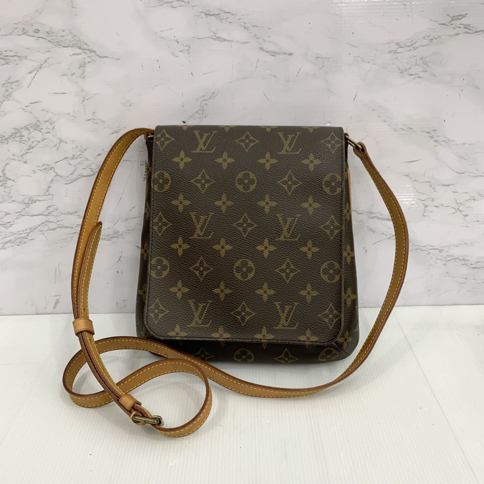 LOUIS VUITTON Shoulder Bag Monogram LV Musette Salsa L M51387 Brown Women's  Men's Canvas