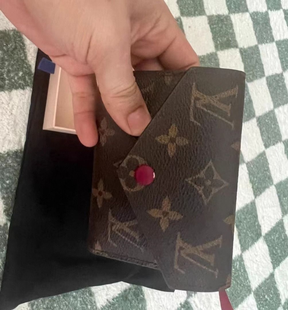 Louis Vuitton Victorine Small Wallet in Brown Monogram Canvas and