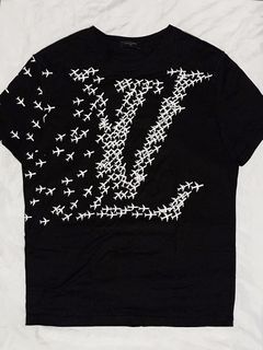 Louis Vuitton Virgil 1990's Graffiti Style Logo T Shirt Size Large