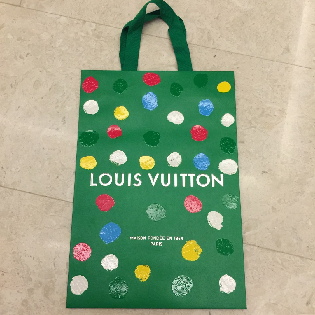 LOUIS VUITTON x Yayoi Kusama empty box, Shopping Paper Bag set Free Shipping
