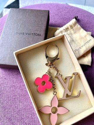 Louis Vuitton Fleur De Monogram Bag Charm, Luxury, Accessories on Carousell