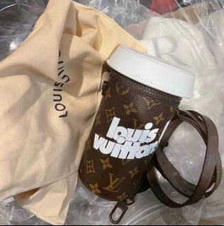 Authentic Louis Vuitton LV Porto Kure Monogram Coffee Cup Keychain SOLD OUT  NEW