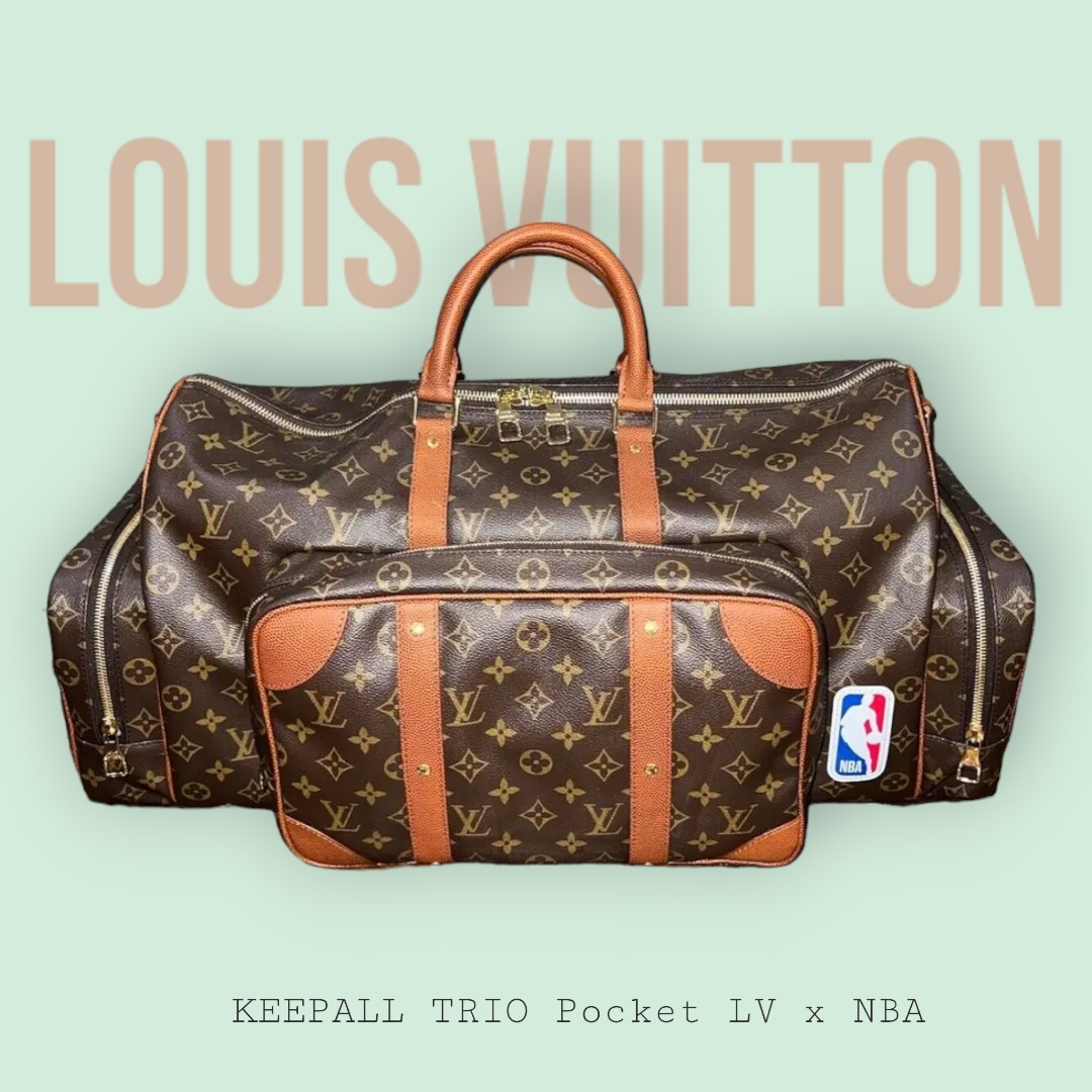 Pre-owned Louis Vuitton X Nba 2021 Keepall Trio-pocket Two-way