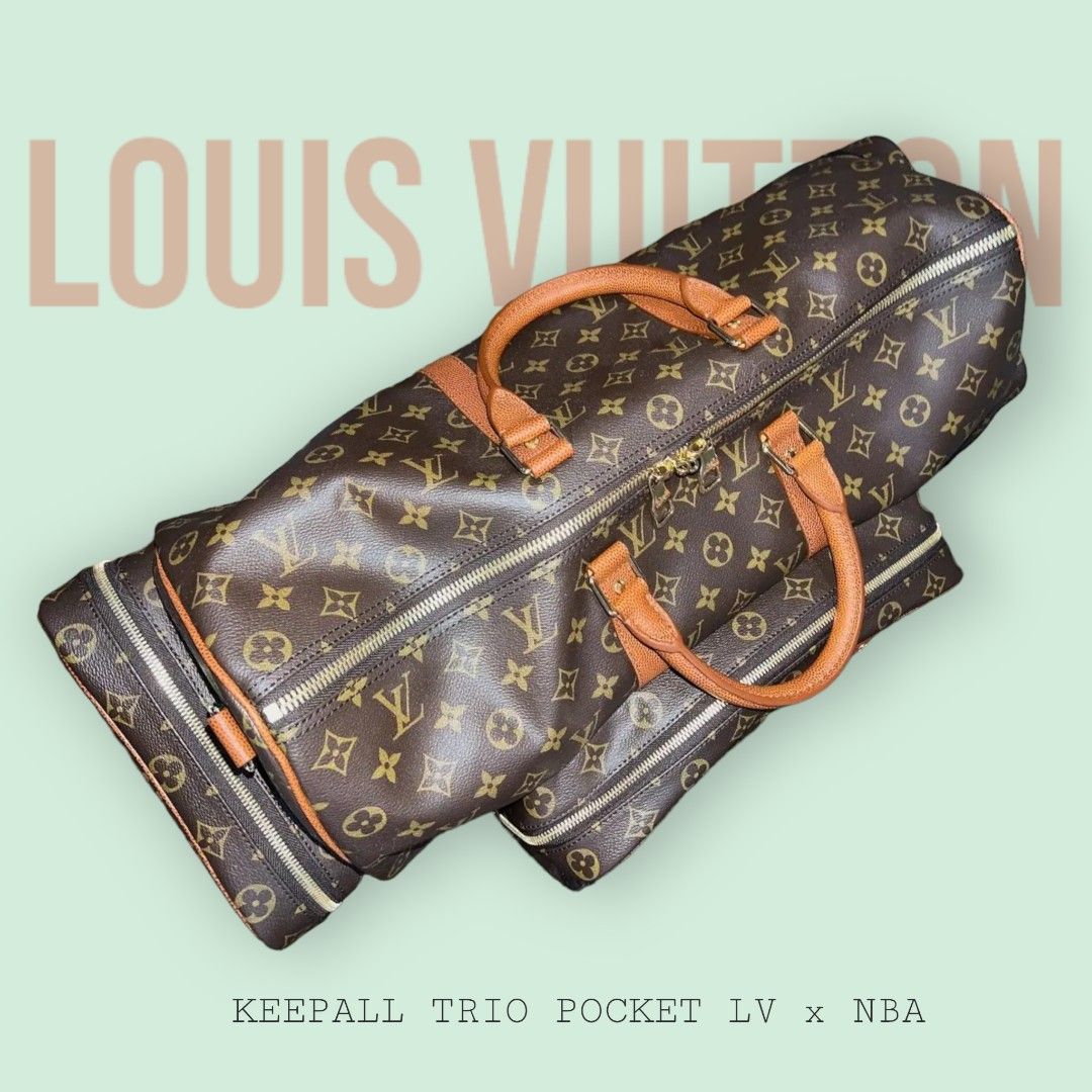 Louis Vuitton x NBA Monogram Canvas Trio Pocket Keepall at 1stDibs